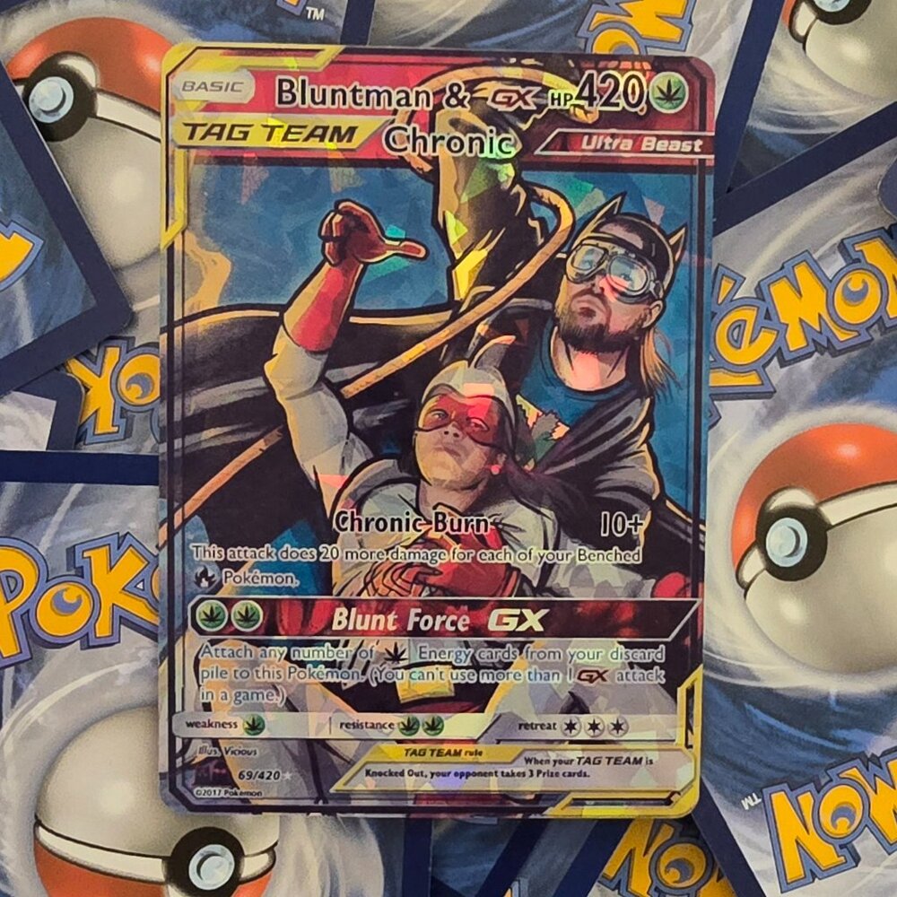 Bluntman and Chronic Pokemon Card